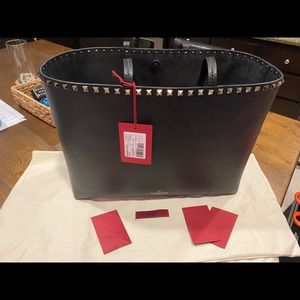 Valentino Large Rockstud Shopper Tote